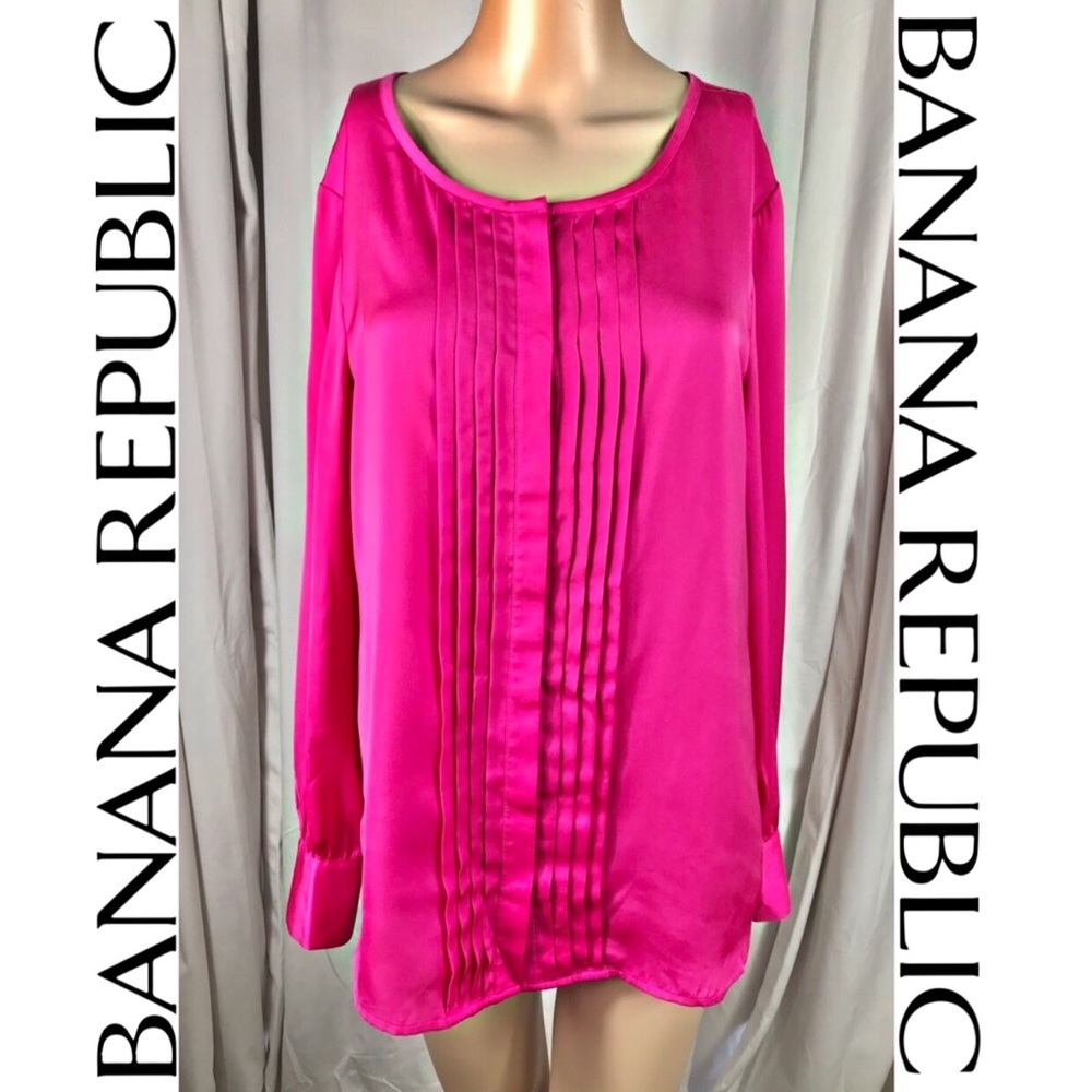 Pink Banana Republic Button Down Top Size L